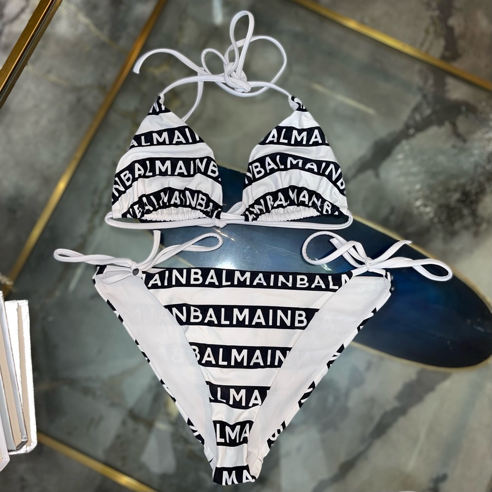 Balmain Black and White Bikini